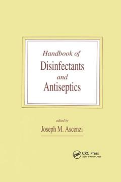 Cover of the book Handbook of disinfectants and antiseptics