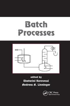 Couverture de l’ouvrage Batch Processes