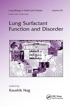 Couverture de l’ouvrage Lung Surfactant Function and Disorder