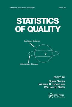 Couverture de l’ouvrage Statistics of Quality