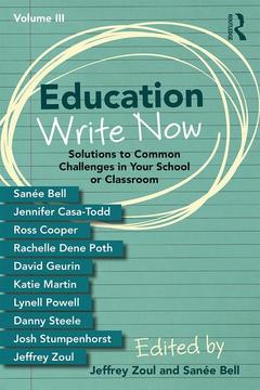 Couverture de l’ouvrage Education Write Now, Volume III