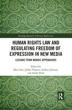 Couverture de l’ouvrage Human Rights Law and Regulating Freedom of Expression in New Media