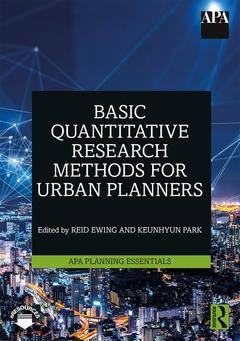 Couverture de l’ouvrage Basic Quantitative Research Methods for Urban Planners