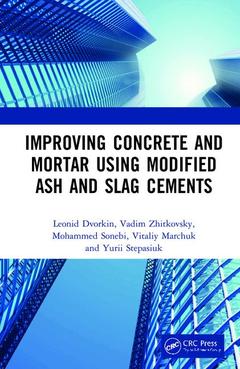 Couverture de l’ouvrage Improving Concrete and Mortar using Modified Ash and Slag Cements