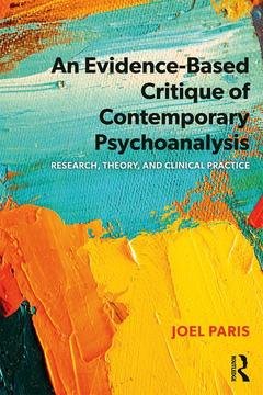 Couverture de l’ouvrage An Evidence-Based Critique of Contemporary Psychoanalysis