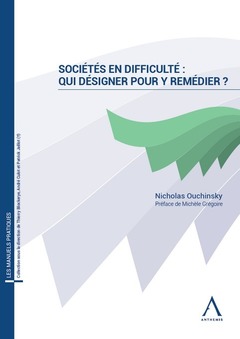 Cover of the book Sociétés en difficulté : qui désigner pour y remédier ?