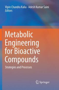 Couverture de l’ouvrage Metabolic Engineering for Bioactive Compounds