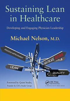 Couverture de l’ouvrage Sustaining Lean in Healthcare