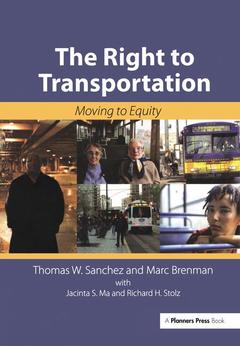 Couverture de l’ouvrage The Right to Transportation