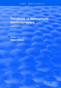 Couverture de l’ouvrage Handbook of Atmospheric Electrodynamics (1995)
