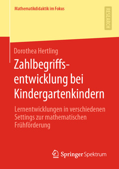 Couverture de l’ouvrage Zahlbegriffsentwicklung bei Kindergartenkindern