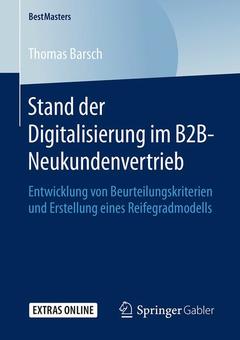 Couverture de l’ouvrage Stand der Digitalisierung im B2B-Neukundenvertrieb