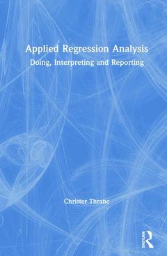 Couverture de l’ouvrage Applied Regression Analysis