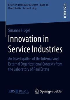 Couverture de l’ouvrage Innovation in Service Industries