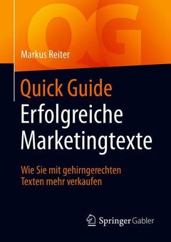 Couverture de l’ouvrage Quick Guide Erfolgreiche Marketingtexte