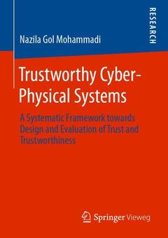Couverture de l’ouvrage Trustworthy Cyber-Physical Systems