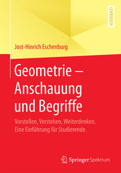 Cover of the book Geometrie – Anschauung und Begriffe