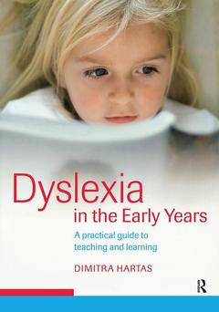 Couverture de l’ouvrage Dyslexia in the Early Years