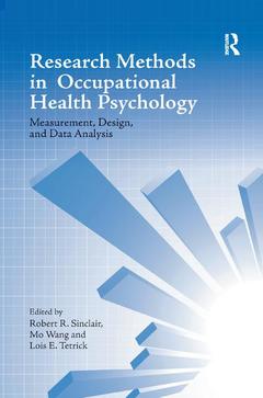 Cover of the book Research Methods in Occupational Health Psychology