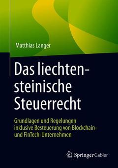 Couverture de l’ouvrage Das liechtensteinische Steuerrecht