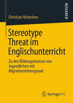 Couverture de l’ouvrage Stereotype Threat im Englischunterricht