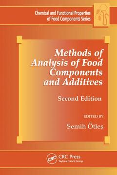 Cover of the book Methods of Analysis of Food Components and Additives