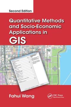 Couverture de l’ouvrage Quantitative Methods and Socio-Economic Applications in GIS