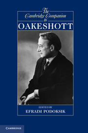 Couverture de l’ouvrage The Cambridge Companion to Oakeshott