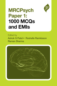 Couverture de l’ouvrage MRCPsych Paper 1: 600 MCQs