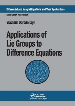 Couverture de l’ouvrage Applications of Lie Groups to Difference Equations