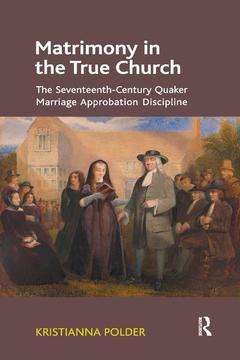 Couverture de l’ouvrage Matrimony in the True Church