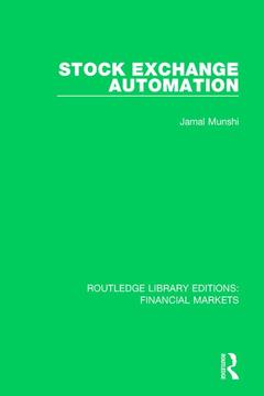 Couverture de l’ouvrage Stock Exchange Automation