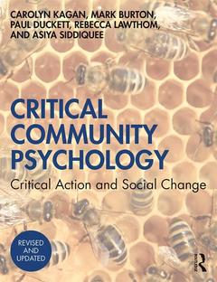 Couverture de l’ouvrage Critical Community Psychology
