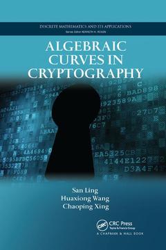 Couverture de l’ouvrage Algebraic Curves in Cryptography