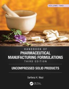 Couverture de l’ouvrage Handbook of Pharmaceutical Manufacturing Formulations, Third Edition