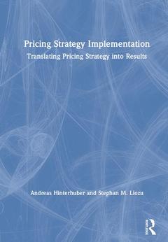 Couverture de l’ouvrage Pricing Strategy Implementation