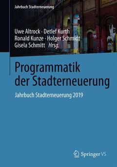 Couverture de l’ouvrage Programmatik der Stadterneuerung