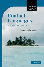 Couverture de l’ouvrage Contact Languages