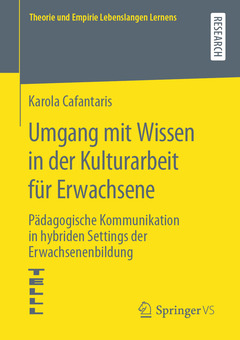 Couverture de l’ouvrage Umgang mit Wissen in der Kulturarbeit für Erwachsene