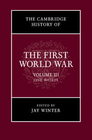 Cover of the book The Cambridge History of the First World War