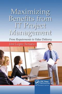 Couverture de l’ouvrage Maximizing Benefits from IT Project Management