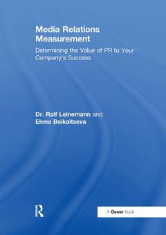 Cover of the book Media Relations Measurement