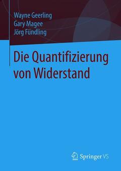 Couverture de l’ouvrage Die Quantifizierung von Widerstand