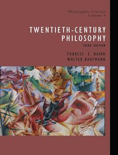 Couverture de l’ouvrage Philosophic Classics, Volume V