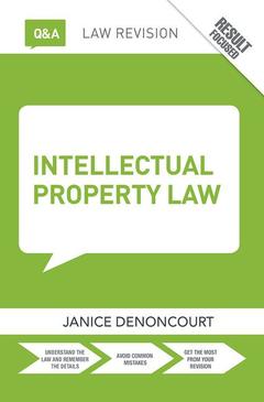 Couverture de l’ouvrage Q&A Intellectual Property Law