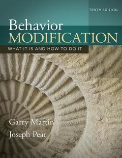 Couverture de l’ouvrage Behavior Modification