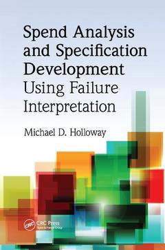 Couverture de l’ouvrage Spend Analysis and Specification Development Using Failure Interpretation