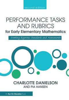 Couverture de l’ouvrage Performance Tasks and Rubrics for Early Elementary Mathematics