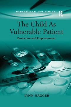 Couverture de l’ouvrage The Child As Vulnerable Patient