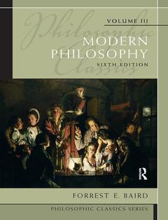 Couverture de l’ouvrage Philosophic Classics, Volume III